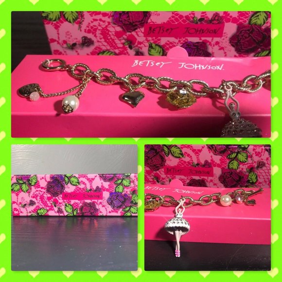 Betsey Johnson Jewelry - BNIB💜🐱💚 BETSEY JOHNSON BALLERINA Bracelet💚🦮💛